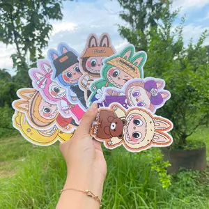 ANGPAU LEBARAN 3D karakter lucu LABUBU 5pcs