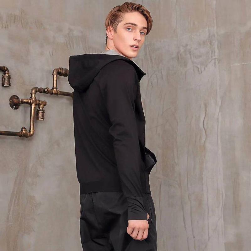 Product Introduction of M-5XL Sauna Suit Sweat Suit for men track suit sauna jacket running Exercise Gym Anti-Rip Suit Plus Size 53