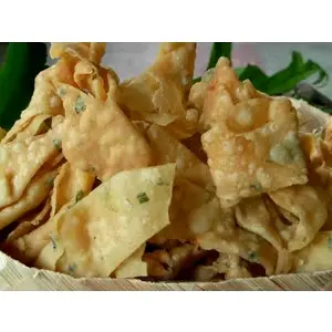 Keripik Pangsit Asin gurih (200 gram) Keripik Bawang, Keripik bawang asin gurih, Pangsit Bawang, Kripik bawang  Goreng 7