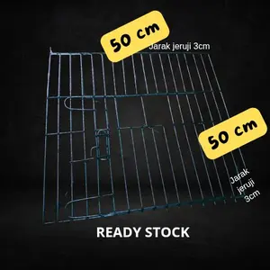 Ukuran 50x50cm, Jarak jeruji 3cm + Panel Pintu Galvanis + Buat Bikin Kandang + Unggas + Ayam + Bebek + Kelinci + Sangat Murah Meriah +