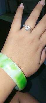 Product Review of 【#188】1CT Four-Claw Moissanite RIng In 925 Sterling Silver from 샤** 치** 2