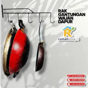 Rak Wajan Gantung Dinding Rak Besi Tempel Kuat