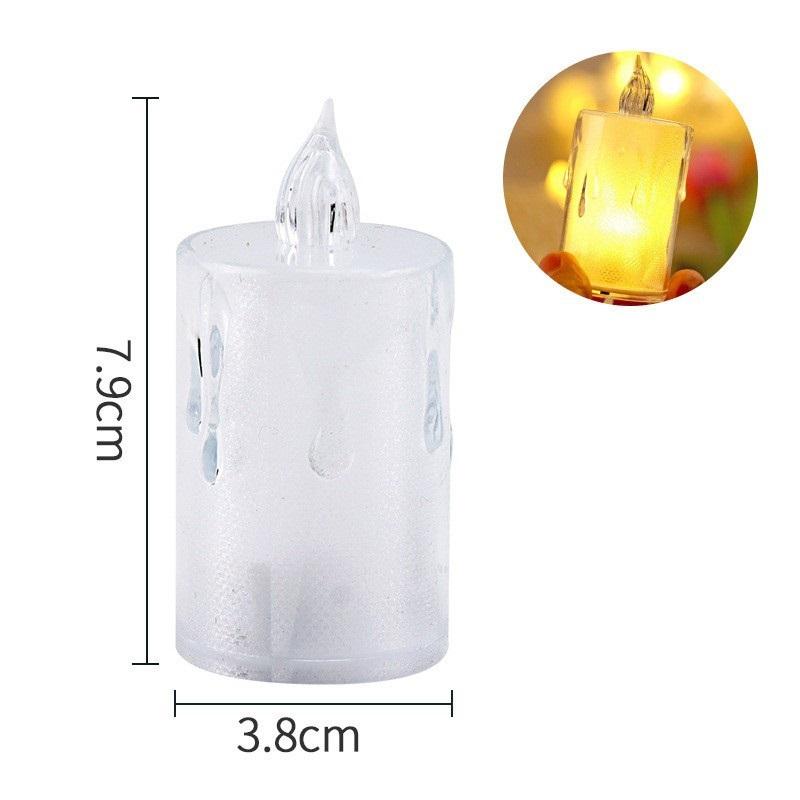 Product Introduction of Đèn nến LED không ngọn lửa, Mô phỏng sáng tạo, Không có khói, Trong suốt, Đèn sáp trà Nhỏ Hoạt Động bằng Pin Đèn ngủ chân nến LED, Thích hợp cho sinh nhật, đám cưới, cầu hôn lãng mạn, Đồ Trang Trí nến điện tử 20