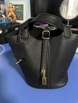 Product Review of Lychee Patterned Bucket Bag Women'S Handbag Picotin Bag from D**n 0