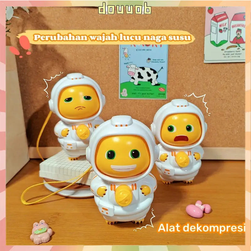 【Gantungan Kunci】Hadiah Ramadhan 3 Ekspresi Acak Mainan Nailong Dino Kuning Terbaru / Mainan Dekompresi / Berubah Ekspresi Wajah / Berubah Wajah Lucu Toy Doll 2