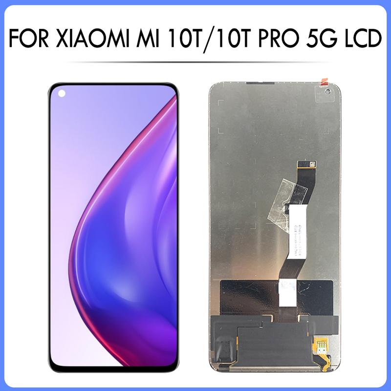 6.67" For Xiaomi Mi 10T 5G 10T Pro 5G LCD M2007J3SG Display Digital Touch Screen Replacement Assembly Parts [Free Gift] Repair Tools, Glue, and Protective Film 1