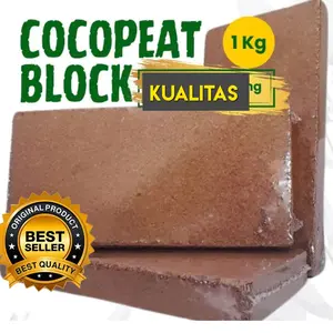 Media Tanam Siap Pakai Cocopeat Block 1kg Pupuk Tumbuhan