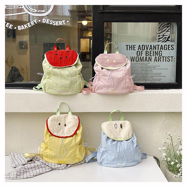 CHIYUM Tas Ransel Wanita Warna Kontras Dopamin Musim Panas Gaya Baru Tahan Air Nylon Tas Sekolah Lucu Buah Ransel Siswa Sekolah Menengah Pertama Import Fruit Backpack Perempuan Pink Muat LKS Pad CHIYUM Tas Ransel Wanita Warna Kontras Dopamin Musim Panas Gaya Baru Tahan Air Nylon Tas Sekolah Lucu Buah Ransel Siswa Sekolah Menengah Pertama Import Fruit Backpack Perempuan Pink Muat LKS Pad