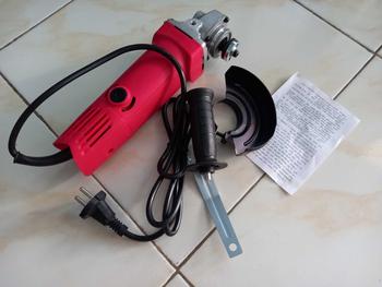 Product Review of Reaim Angle Grinder Mesin Gerinda Tangan 4 inch Kualitas Tinggi Gerinda Listrik Angle Grinder Grenda Grinder gerinda paket  gerinda besi from b**🥰 3