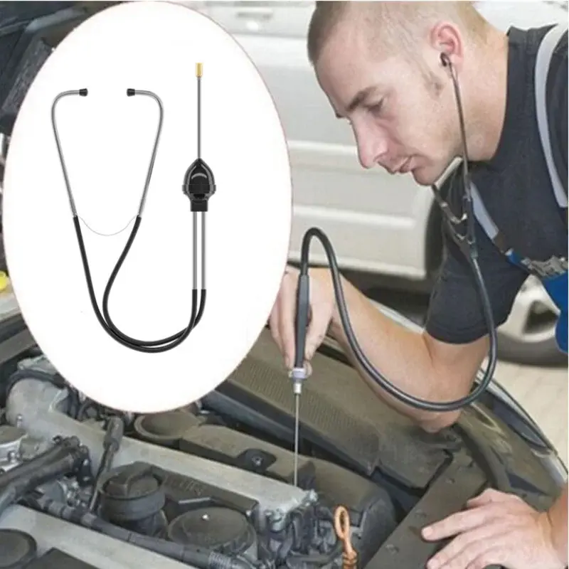 Auto Cylinder Stethoscope Mechanics Stethoscope Car Engine Block Diagnostic Automotive Hearing Tool Free Shipping