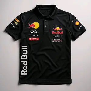 kaos polo tshirt redBuLL original