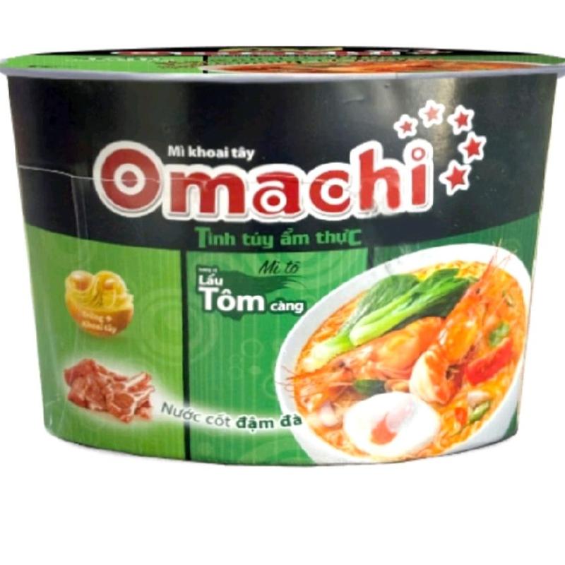 Omachi Mì Khoai Tây Tôm Càng Nước Cốt Đậm Đà Tinh Túy Ẩm Thực 1 Thùng 18 Tô - Sản Phẩm Chất Lượng Cao