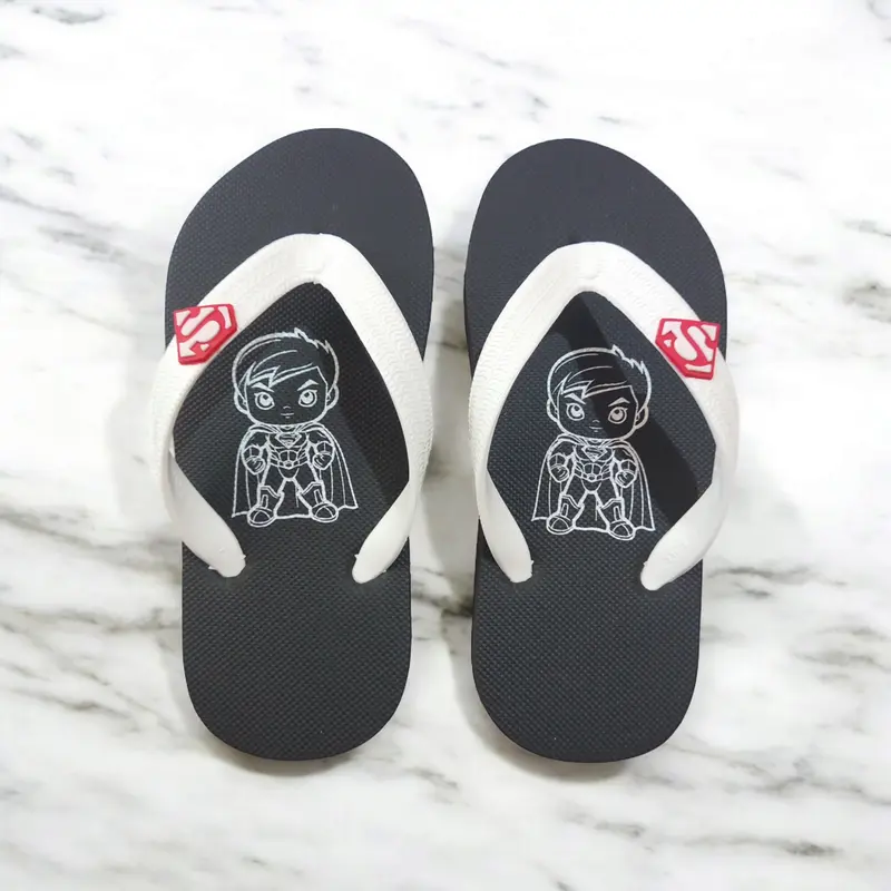 Sandal Jepit Anak Laki-laki Batman Polos Hitam Fashion 1