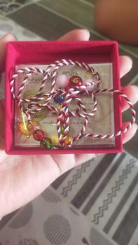 Product Review of April Gallery - Paket 3 Gelang Tridatu Mantra Panca Rose Cinta Perempuan Laki-laki Batu Aksesoris Benang Putih Bracelet from S**y M**a 0