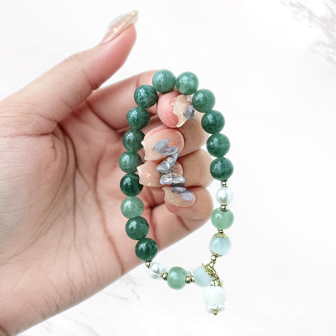 BlinkCat - Gelang Giok Alami: Natural Jade Green | Natural Jade Bracelet BlinkCat - Gelang Giok Alami: Natural Jade Green | Natural Jade Bracelet