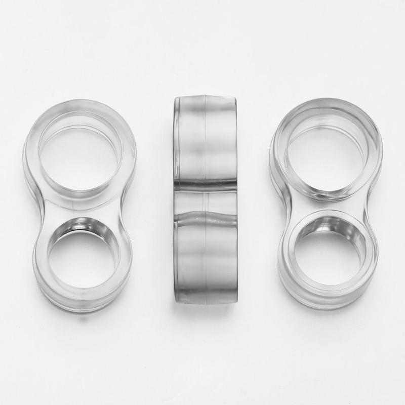 New Transparent Doors Guard Safety PVC Protection Wall Protector Handle Bumper Stop Bumper Door Stopper 6