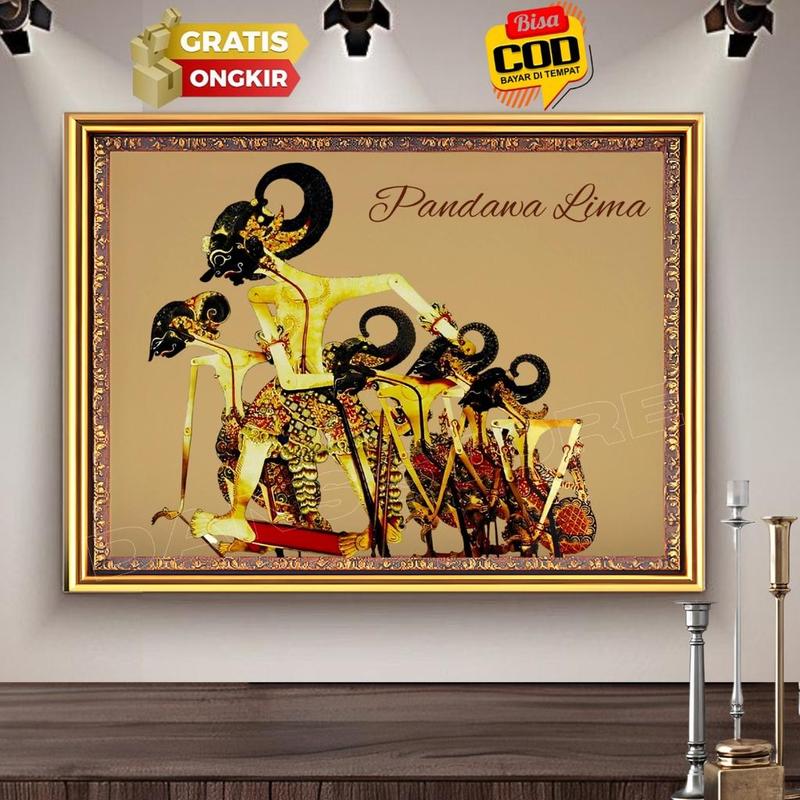 Product Introduction of Hiasan Dinding Kayu MDF Gambar Pandawa Lima Yudistira Bima Arjuna Nakua Sadewa Untuk Pajangan Dan Dekorasi Ruangan P42 41
