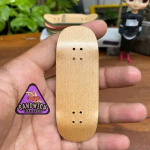 SANDWICH 5PLY - Streetbox Shape Blank Deck Fingerboard