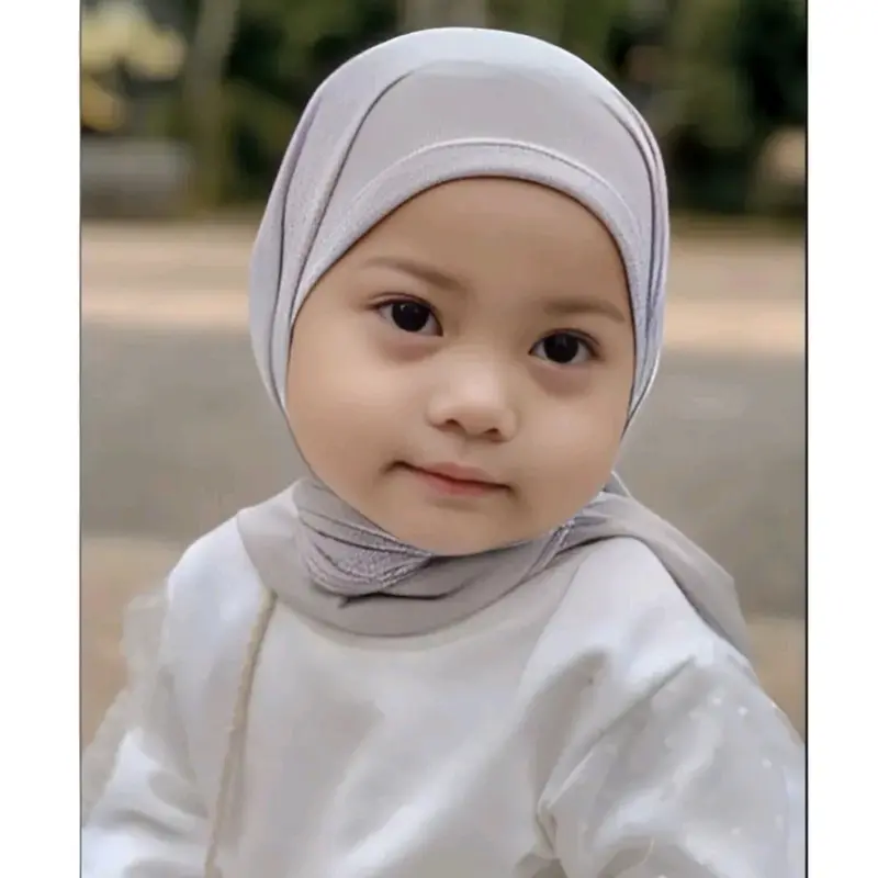 3 pcs pasmina anak instan hijab anak instan segi tiga jilbab anak kerudung anak hijab bayi instan non ped kerudung bayi pasmina bayi jilbab bayi 4
