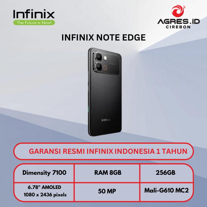 Gambar INFINIX NOTE EDGE 8GB 256GB GARANSI RESMI - BLACK dari Agres ID Cirebon Kota Cirebon Tokopedia