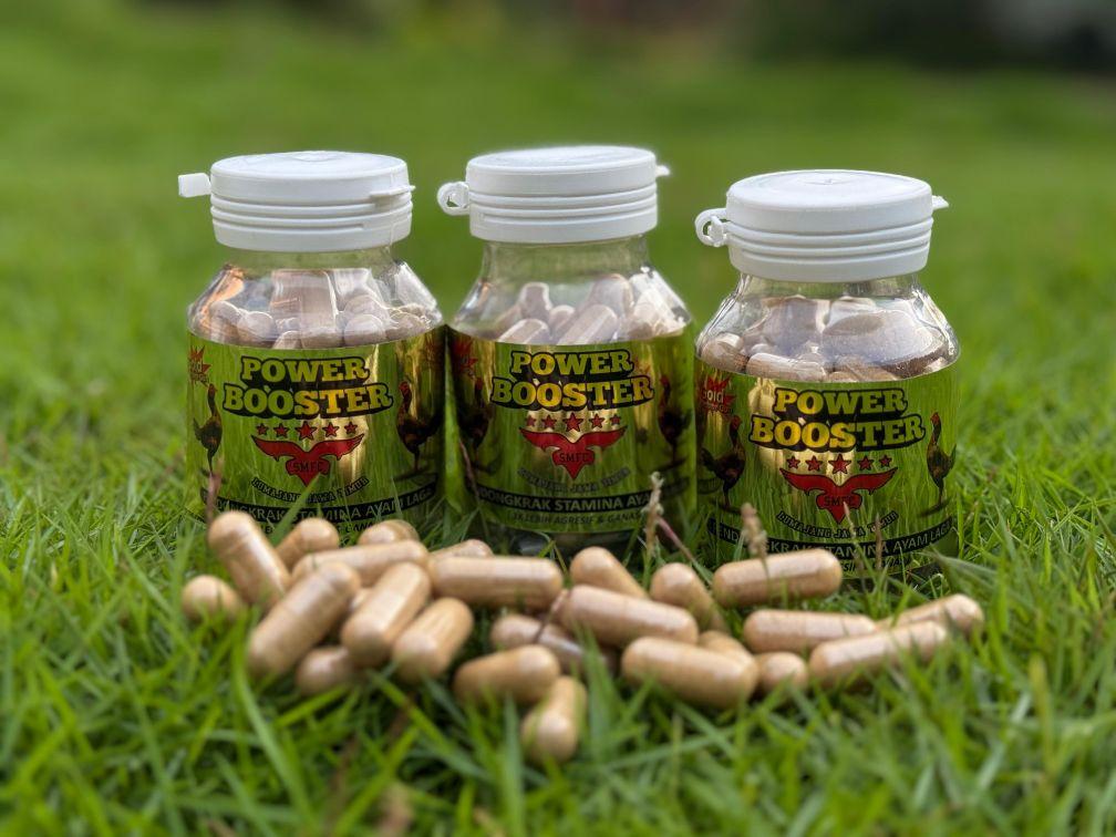 vitamin ayam power booster gold 50 butir, pendongkrak stamina ayam laga. 3x lebih agresif. 3x lebih ganas