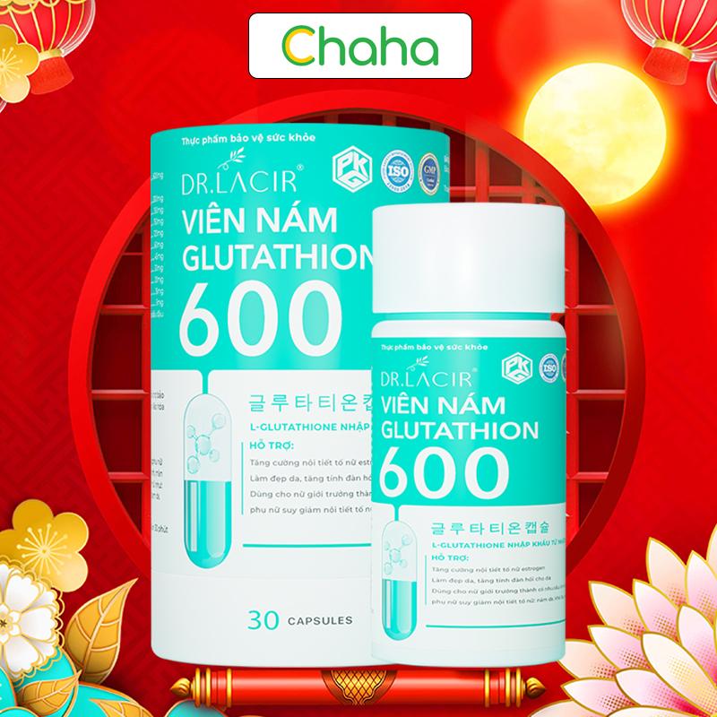  Viên Nám Glutathione 600 Dr Lacir Hỗ Trợ Giảm Nám Trắng Da 