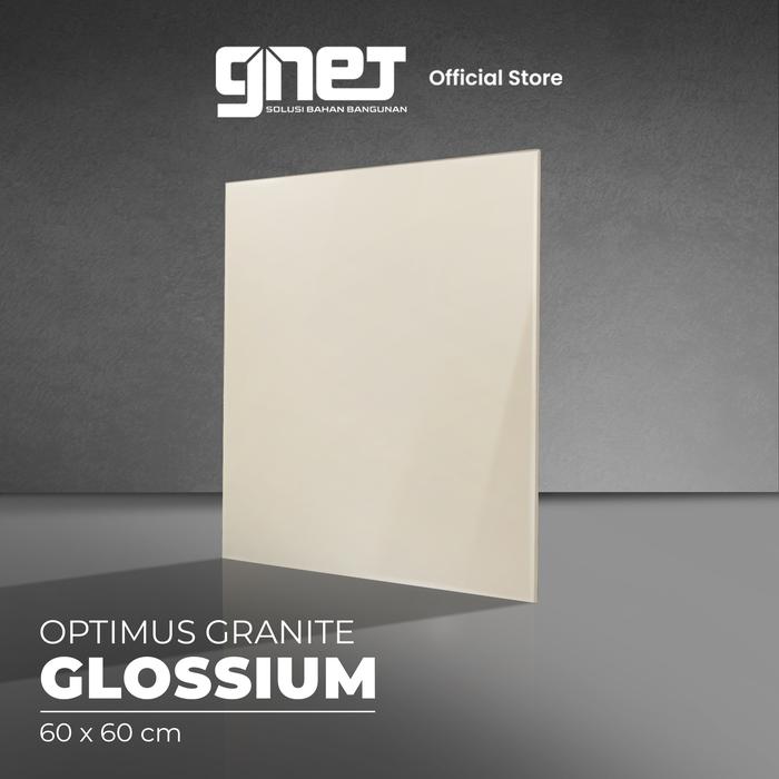 Gambar Optimus Granite Glossium 60 X 60 | Granit Lantai Cream Polos dari GNET Official Store Kota Administrasi Jakarta Barat Tokopedia