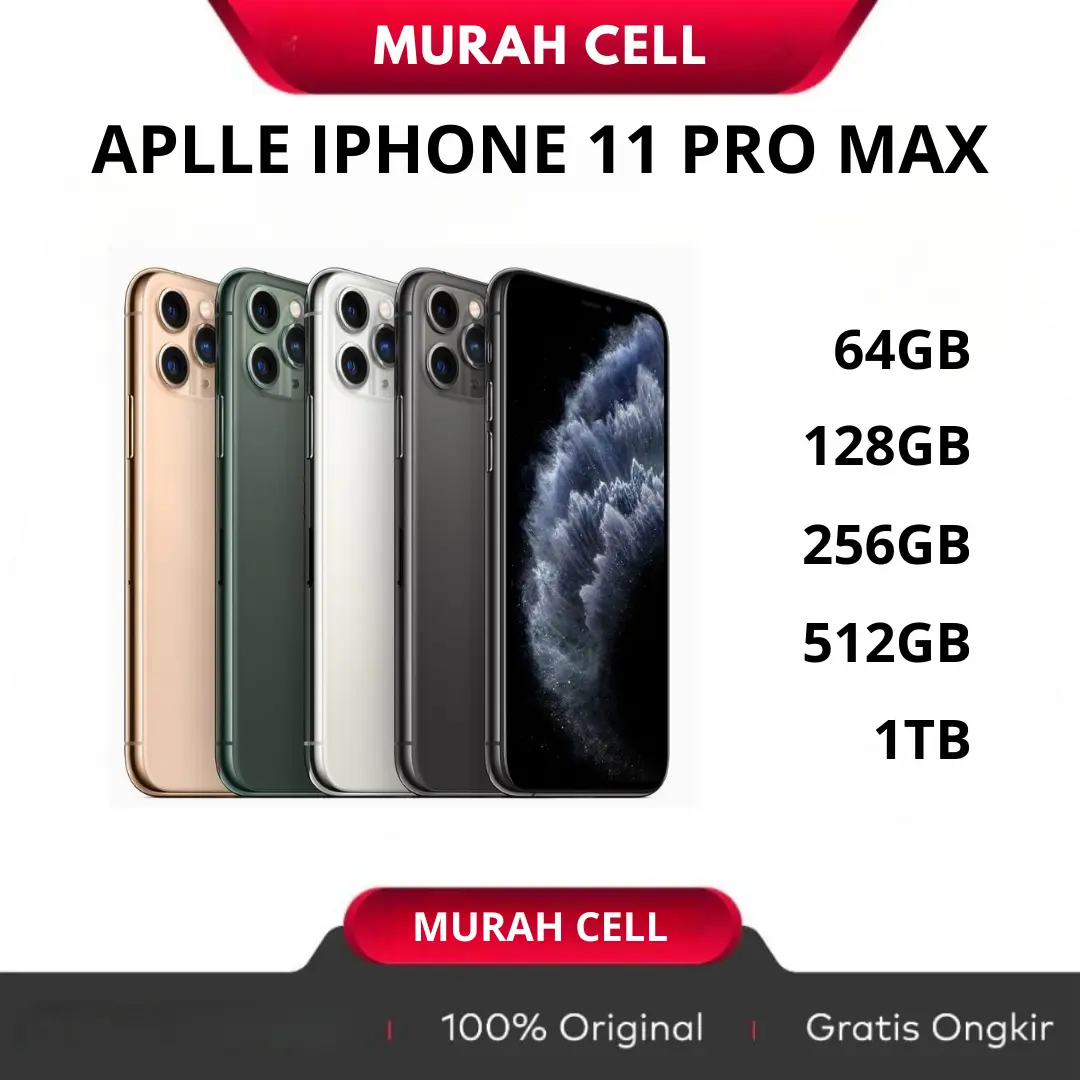 APPLE IPHONE 11 PRO MAX ORIGINAL INTERNATIONAL 64GB 256GB 512GB