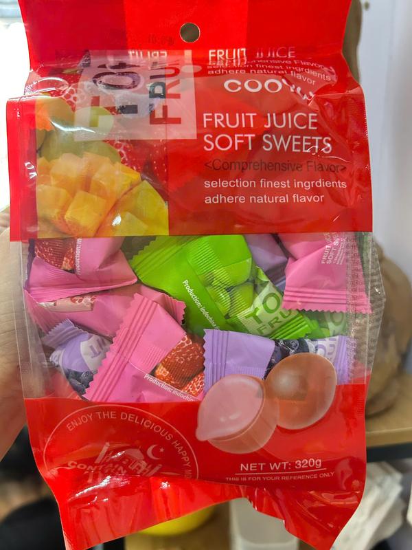    1 Gói * 320gram  Kẹo Dẻo Trái Cây TOP FRUIT COOWY 