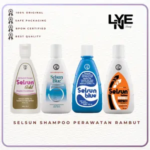 Selsun Shampoo Perawatan Rambut Bermasalah / Selsun Yellow Double Impact / Selsun Blue Haircare