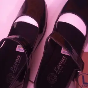 SEPATU PANTOFEL WANITA PASKIBRA HITAM KILAP Glossy HAK 3 Cm Sepatu Sekolah