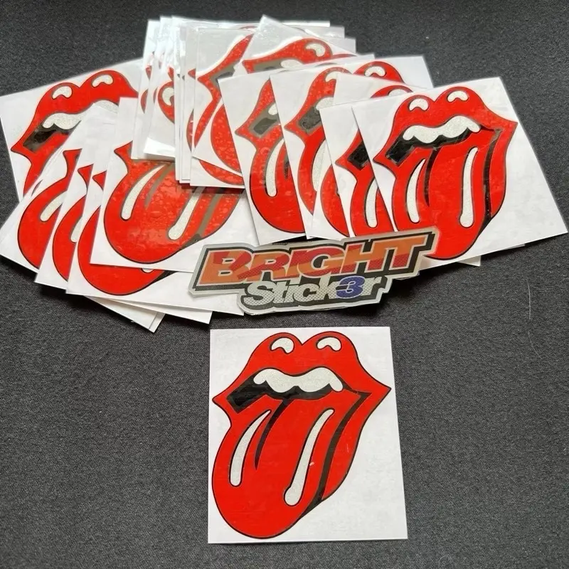 STICKER STIKER LIDAH LOGO ROLLING STONE STICKER BAND CUTTING 0