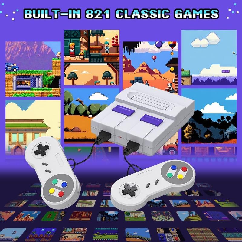 New Super Retro Game Console Classic popular with Built in 821 games