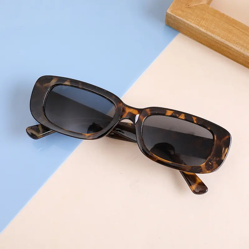 Kính Râm Trẻ Em Gọng Vuông Retro, Chống Nắng Ngoài Trời, Chụp Ảnh Du Lịch 5