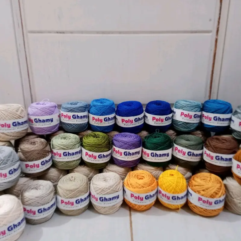 Benang Rajut Polyester - Poly Ghamy Premium 3