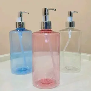 B (B26) BOTOL SABUN PLASTIK WARNA TUTUP PUMP GOLD/SILVER