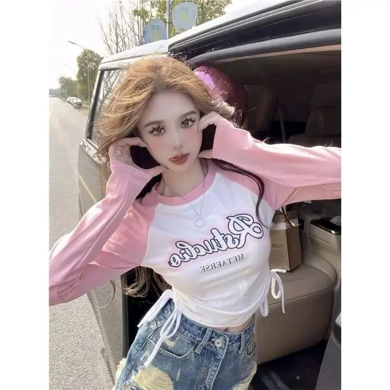 0Kaos Longsleeve SERUT RSTUDIO Knit Rib ( LD 88, 40) Panjang Wanita Atasan Top Crop 0