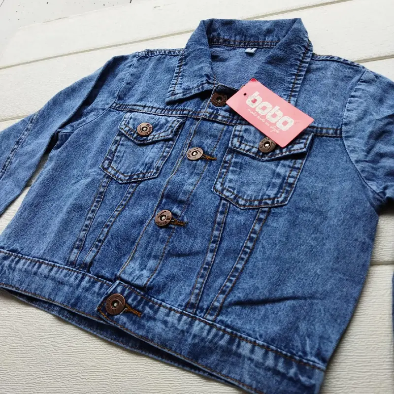 JAKET JEANS ANAK CEWEK ATAU COWOK 3 - 6 TAHUN 6
