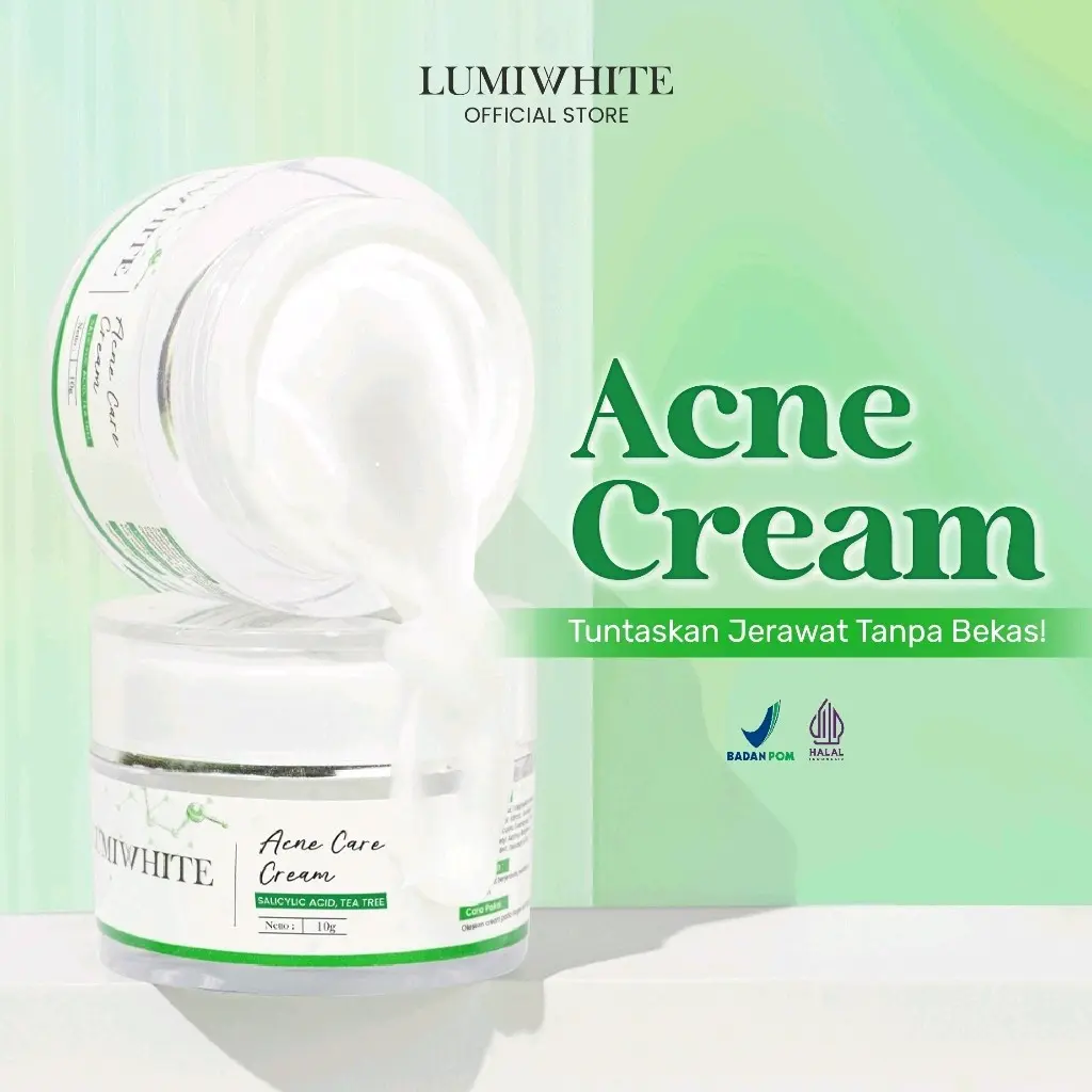New Lumiwhite Acne Cream / Krim Perawatan Jerawat BPOM
