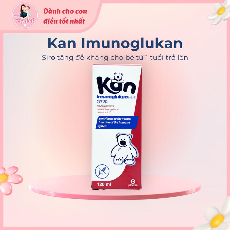  Siro Kan tăng đề kháng gấu cho bé từ 1 tuổi trở lên 120ml - Mẹ Rofi 