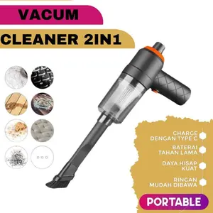 Vacum Cleaner Portable 2in1 - Alat Penyedot Debu Mini Mobil Serbaguna Pembersih Tanpa Kabel Mesin Vacuum