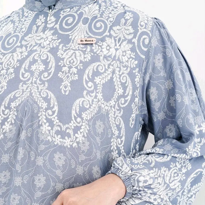 syar'i hijab Baju Buat Lebaran 2025 Set Dress Zaskia Series Spesial Edisi Lebaran Terbaru Muslimah Syari Mewah Diamond ⁠chocomilk elegan gamis aesthetic remaja dan islami wanita suncrepe anggun nazira 1