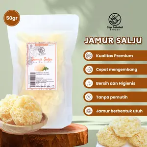 50gr Jamur Putih Kering / Dried White Fungus