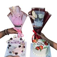 Gambar MawCake Korean Cake Buket Mawar Butterfly Cake Strawberry Cake Buket Kupu-kupu Mawar Fresh Brownies Butterfly strawberry Mawcake Butterfly Mawcake Strawberry MaBox Ribbon Food  Sakura Kue Frozen - MaBox Pink dari Gaby Bella Florist Kota Administrasi Jakarta Selatan 1 Tokopedia