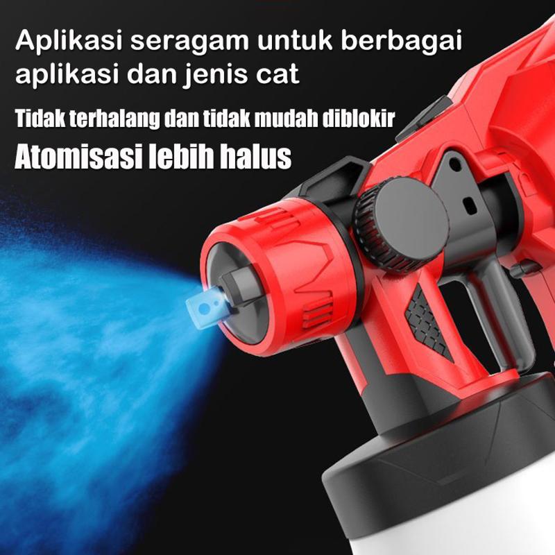 Product Introduction of Semprot Cat Listrik Gun 600W cat semprot semprotan cat kompresor Mesin Semprot Spray Gun jld spraygun 18