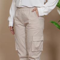 Gambar LZS Celana Panjang Katun Muslim Wanita Fit to XXL Jogger Twill Cargo Pants Nyaman Dipakai Tracking - Hitam, M dari LEZAHRASIGNATURE Kota Bandung 4 Tokopedia