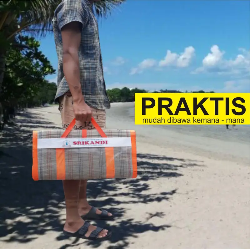 TIKAR LIPAT MENDONG UKURAN JUMBO 2X3 Meter Camping Outdoor 3