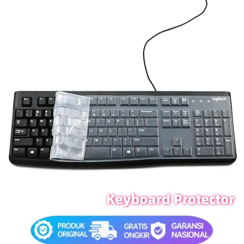 Keyboard Protector Cover Silicon Dust Cover / Silikon Pelindung Keyboard for Logitech K120