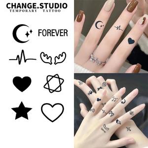 Hình Xăm Tạm Thời, Hình Ảnh Nhỏ Dễ Thương, Thích Hợp Cho Móng Tay, Kéo Dài Trong 15 Ngày, Không Thấm Nước Và Chống Chà Xát. Hình xăm dán