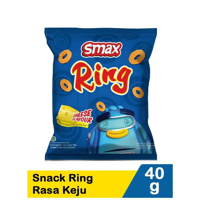 Smax Snack Ring Rasa Keju / Coklat 40gr